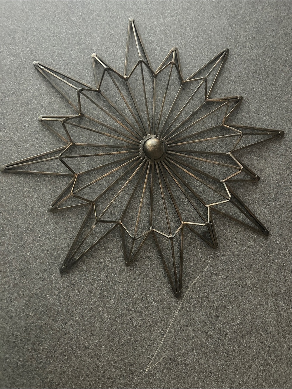 Metal wall decor